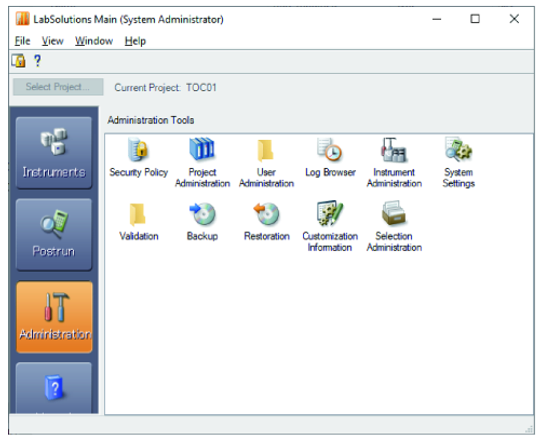 LabSolutionTOC software LabSolutionTOC Software