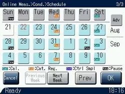 Online TOC Analyzers มีระบบ Calendar