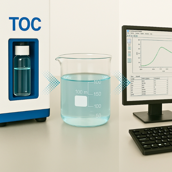 ขั้นตอนการวัด TOC (Total Organic Carbon)