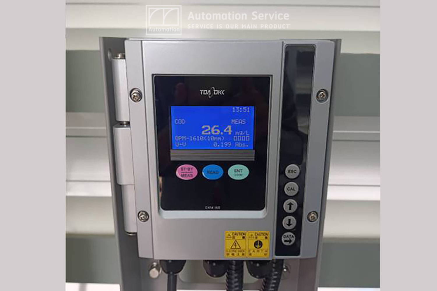 งานติดตั้ง OPM1610 เครื่องวัด COD-BOD_5