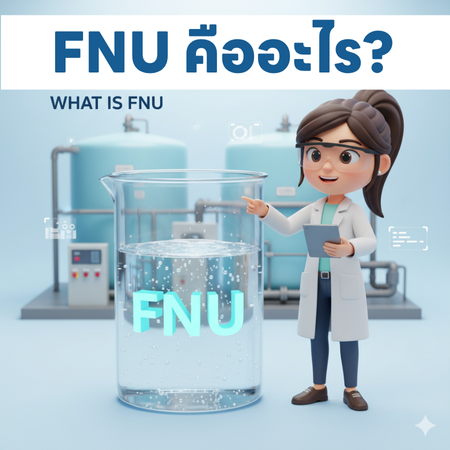 FNU คืออะไร? ใน Turbidity sensor