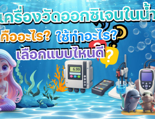 เครื่องวัดออกซิเจนในน้ำ คืออะไร? ใช้ทำอะไร? เลือกแบบไหนดี?