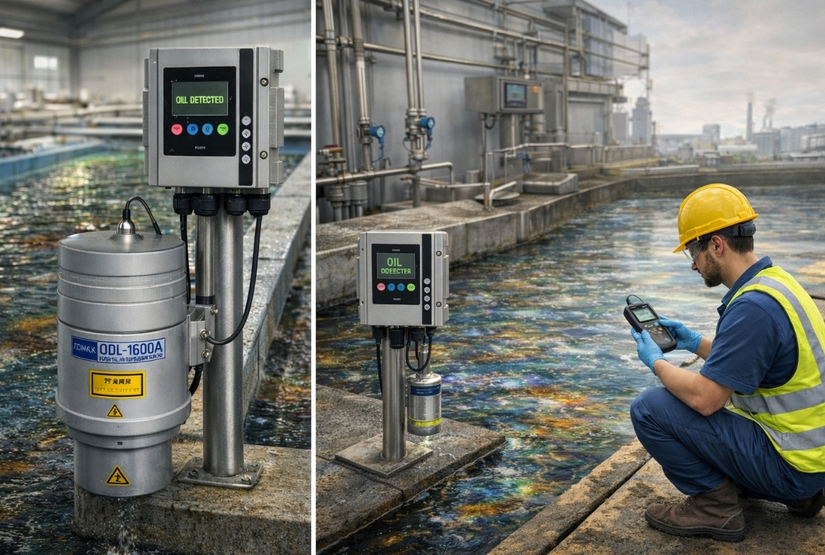 การใช้งาน Oil Film Detector การใช้งาน Oil Film Detector