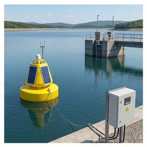 เครื่องวัดน้ำมันบนผิวน้ำ สำหรับแหล่งผลิตนำประปา