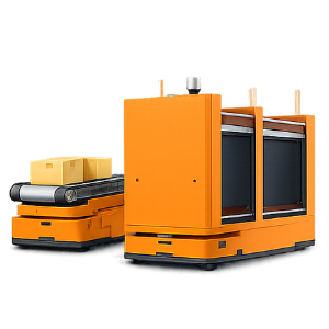 หุ่นยนต์ CMR มีระบบสายพานลำเลียงบนตัวหุ่นยนต์