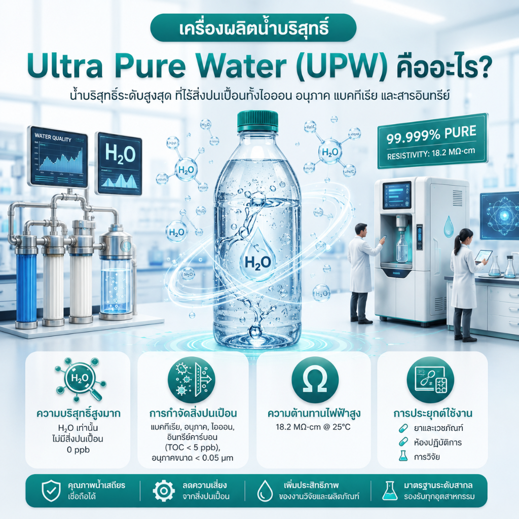 Ultra Pure Water (UPW) คืออะไร ? Ultra Pure Water (UPW) คืออะไร ?